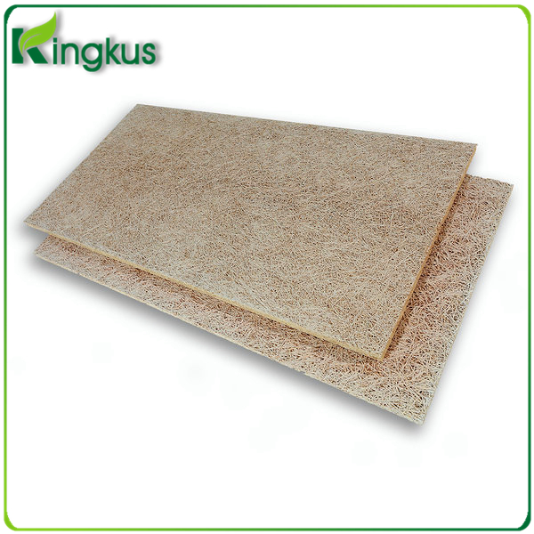 Rectangle Design Decoration Wood Wool Acoustic Ceiling Board