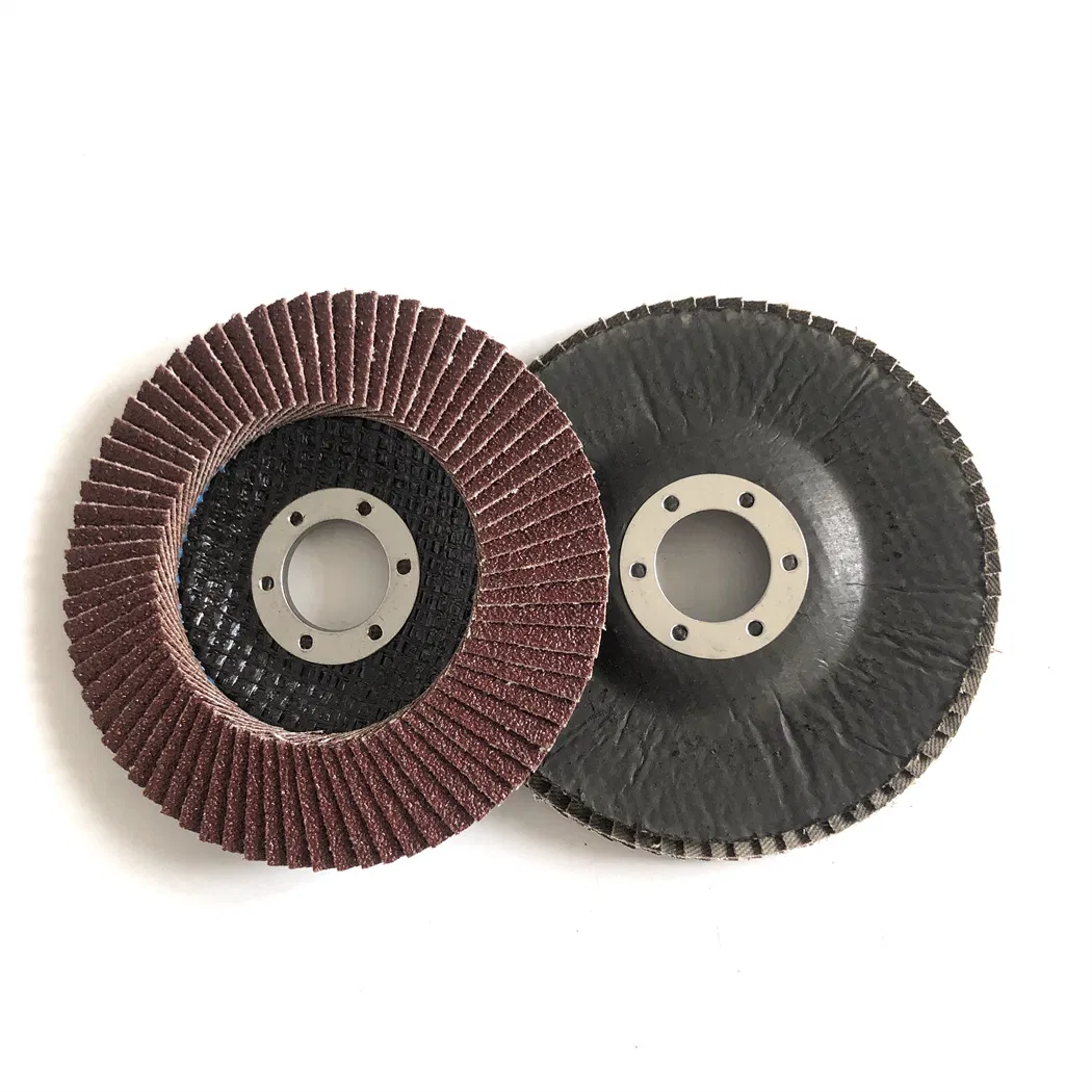 Лепестковый круг 115x22 мм, красный, 4.5 дюйма