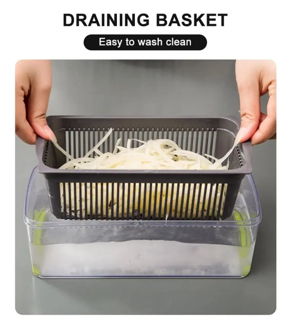 Ручной пластиковый слайсер для овощей и фруктов G-18