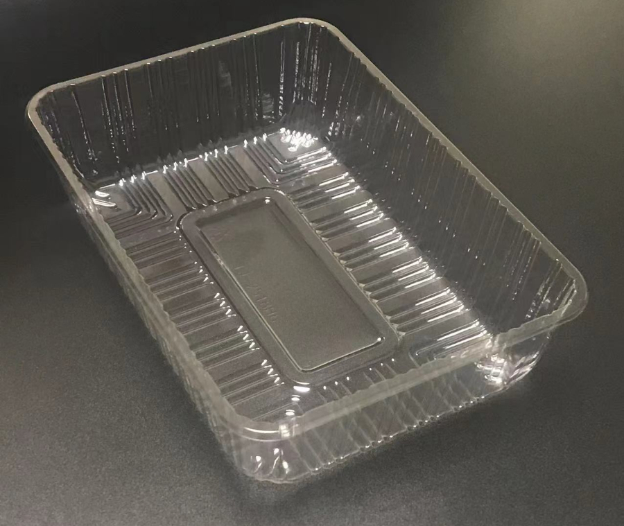 Disposable packaging vacuum forming plastic tray for microgreen lettuce