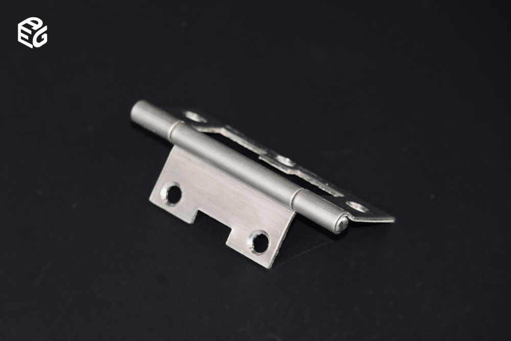 Bulk Supply 2" Steel Hinge - 1.2mm Satin Finish Non-Mortise