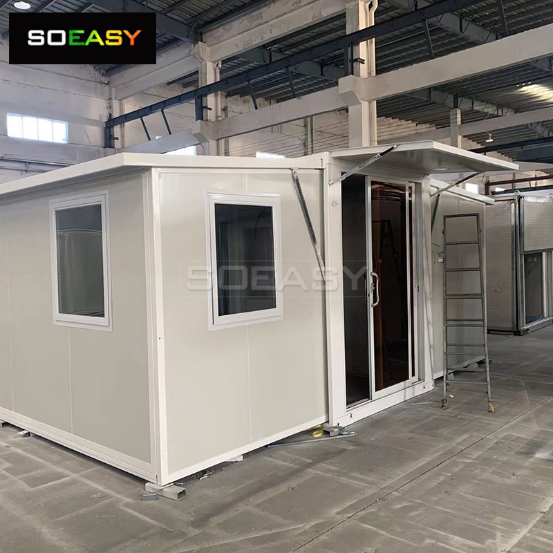 Fashion Portable Temporary Offices Holiday House Container Homes Double Bedroom Expanding Tiny Home
