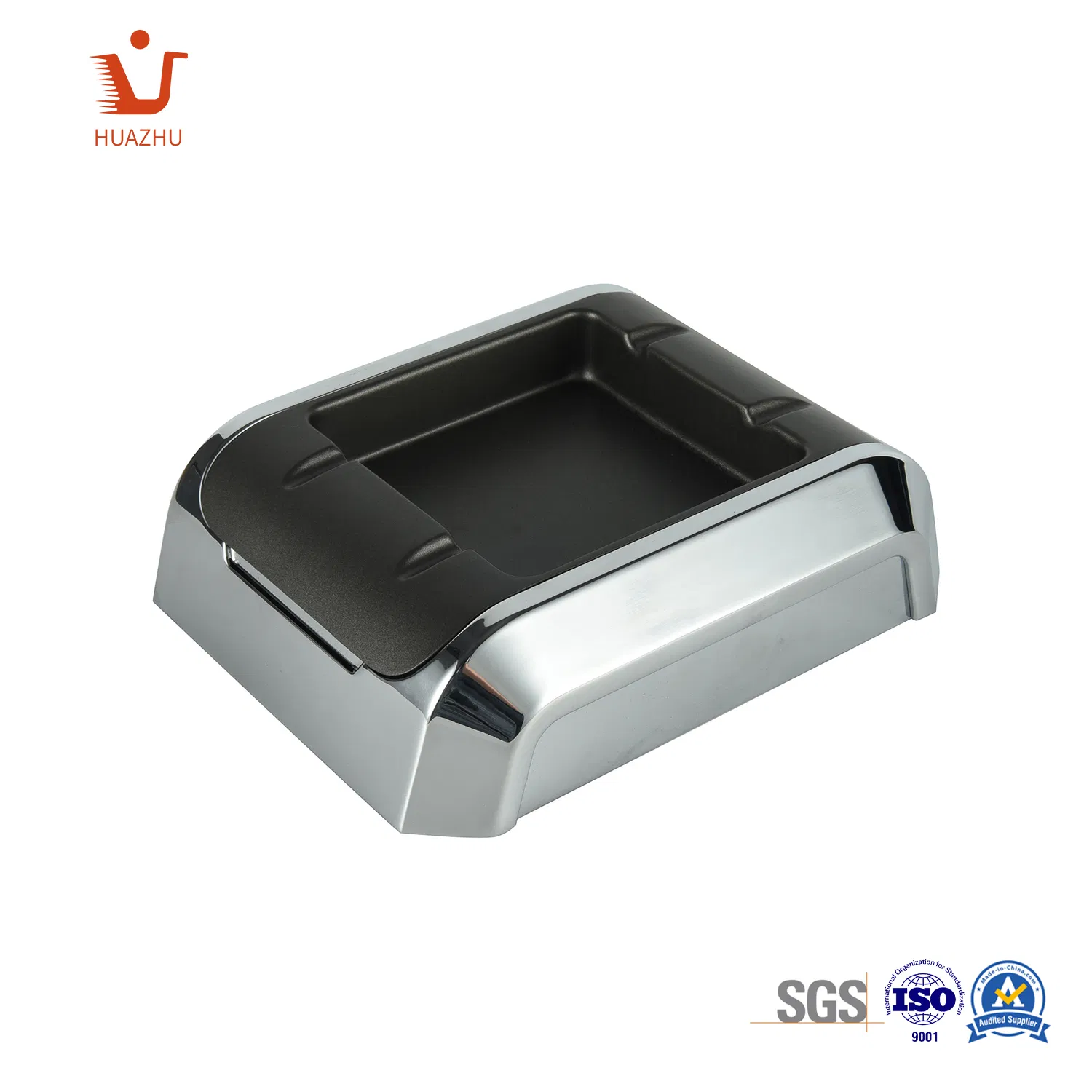 Custom Personalized Cigarette Ashtray Zinc Alloy Smoking Accessories Cigar Tabletop Round Aluminum Alloy Ash Tray Suitable Metal Cap