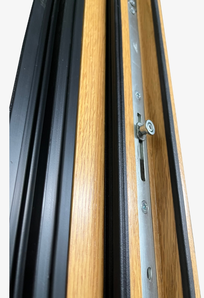 Penjoy Newest Solid Wood Pivot Entry Doors for Us Villa Moderrn Design Entrance Door