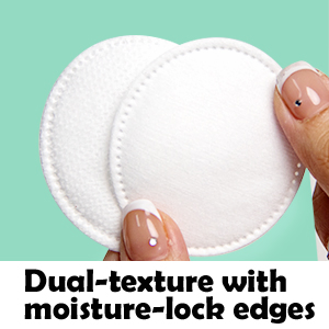 Soft Cotton Rounds, Pure Cotton Pads, Makeup Remover Pads, Lint-Free
