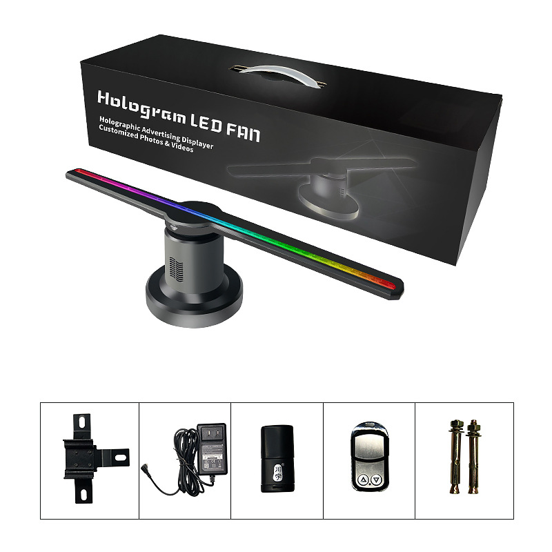 3D голографический LED вентилятор-дисплей 42 см