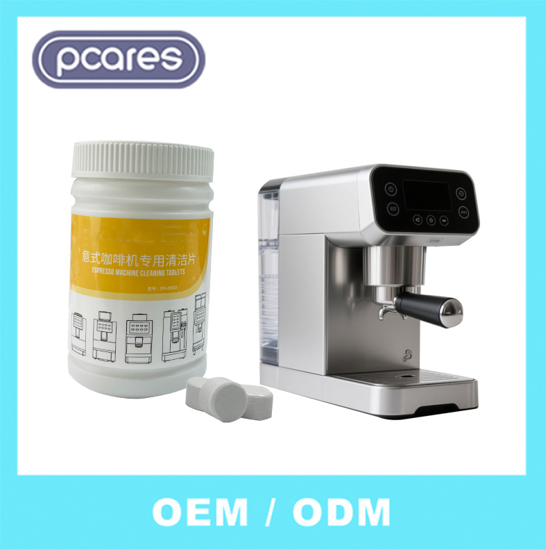 Automatic Coffee Machine Cleaning Tablets 100 Tablets/Bottle Alkaline Cleaner Business Buyers Hotel Cafe