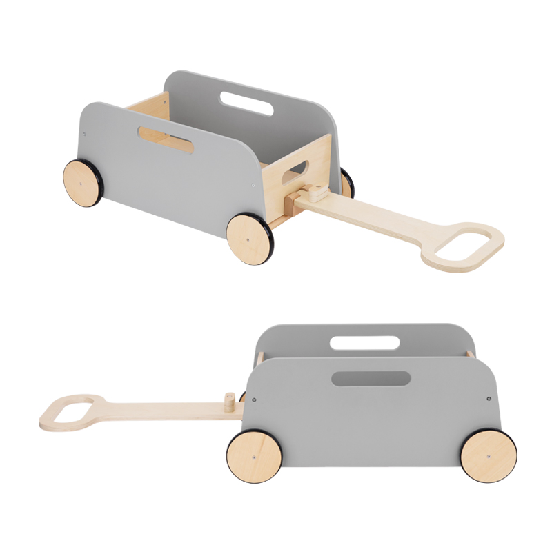 Solid Wood Baby Walker with Anti-Slip Function for Toddlers