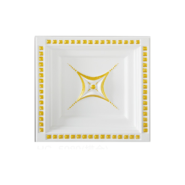 Polyurethane Ceiling Tile Interior Decorative Ceiling Mold PU Foam Ceiling Rose Medallion