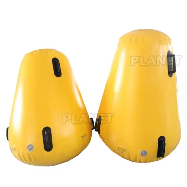 Outdoor Swimming Inflatable Marker Buoy Floating Inflatable Cone Race Water Buoy with Logo