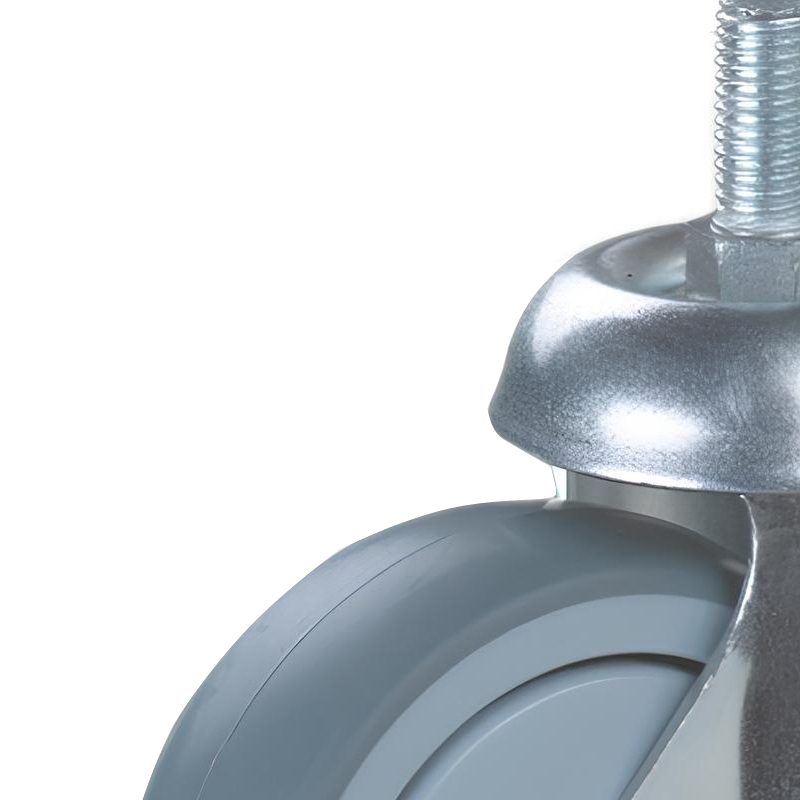 Swivel TPR Castor W/PP Core, Threaded Stem, I-A07#