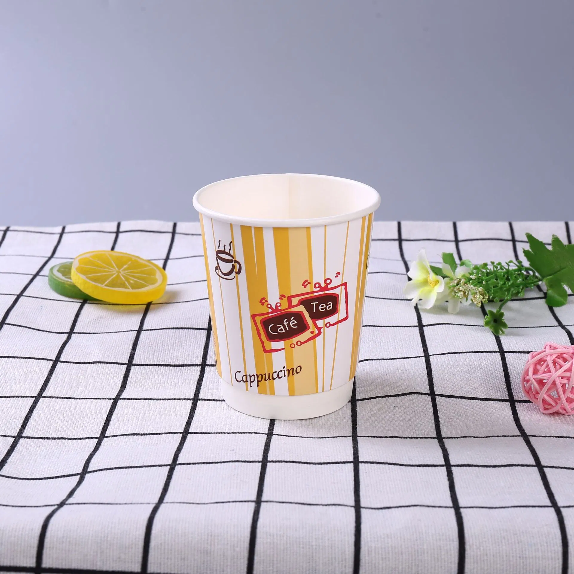 Бумажные стаканчики 6oz и 8oz с двойной стенкой