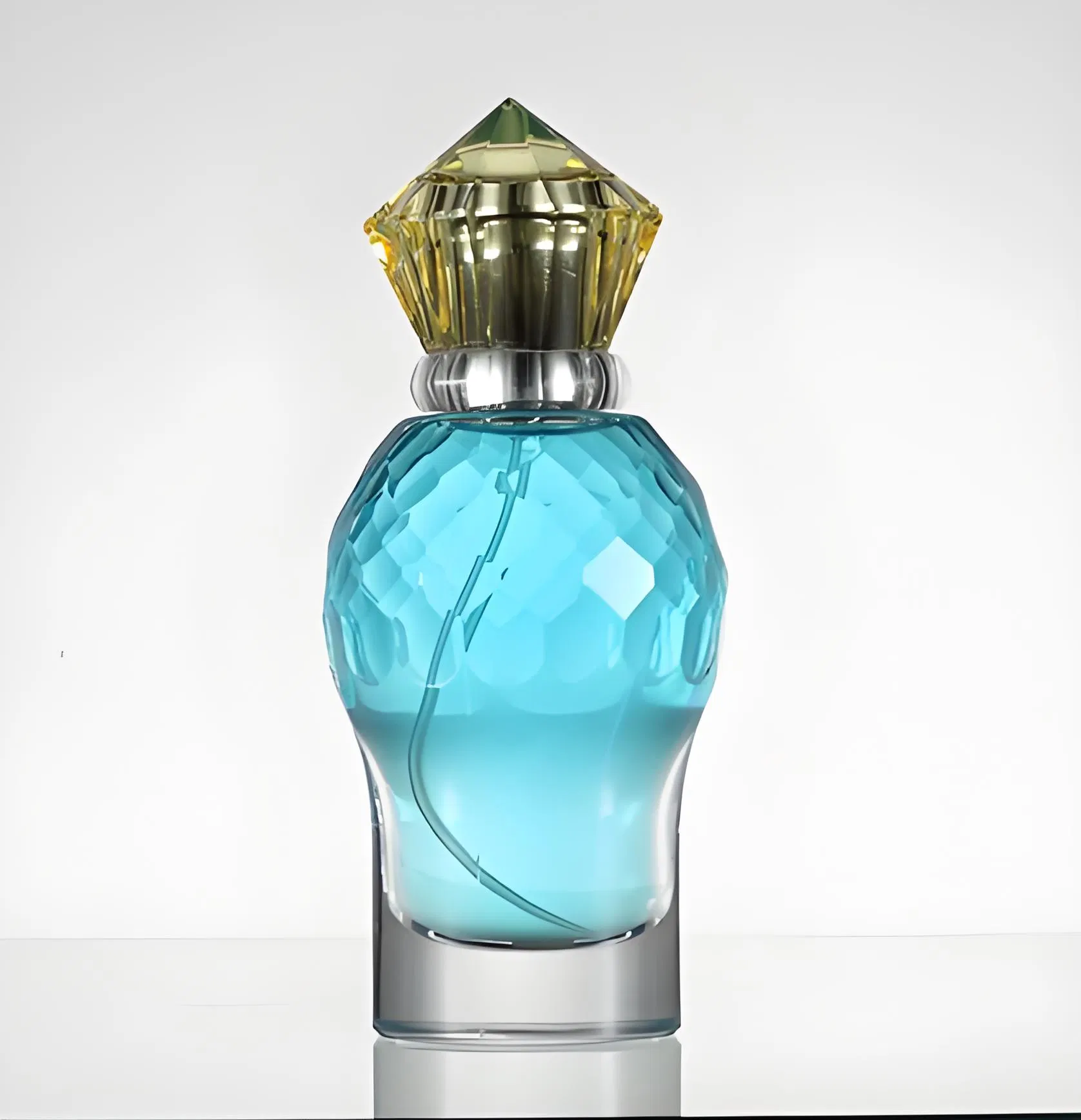 Пустой парфюмерный флакон со спреем, стеклянный