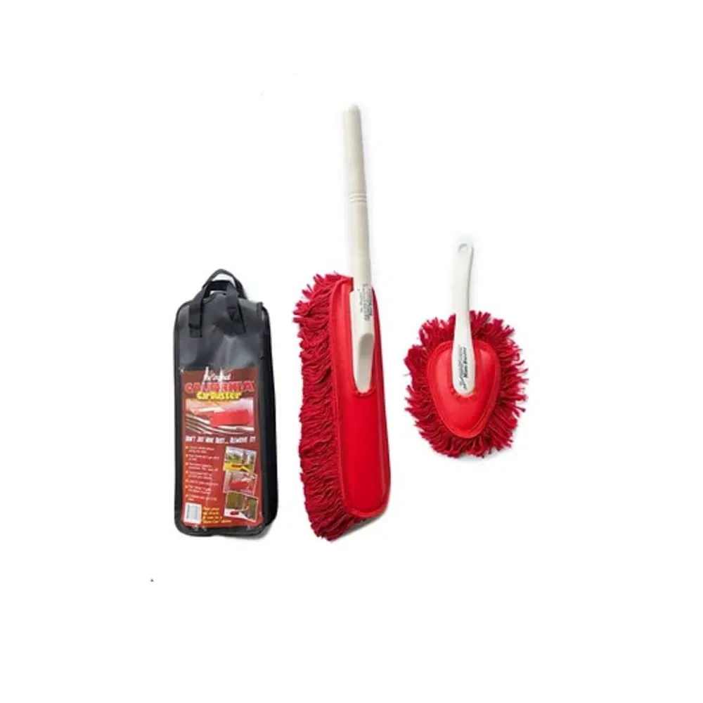 Detailing Kit with Ergonomic Plastic Handle Premium Car Microfiber Feather Multi-Purpose Duster