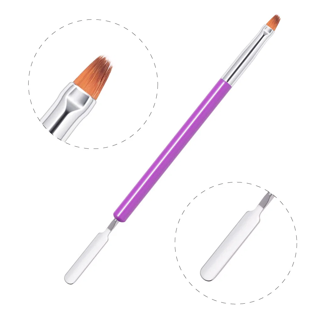 New Products Wholesale Double Head Multi Function Crystal Long Rods Nail Pen