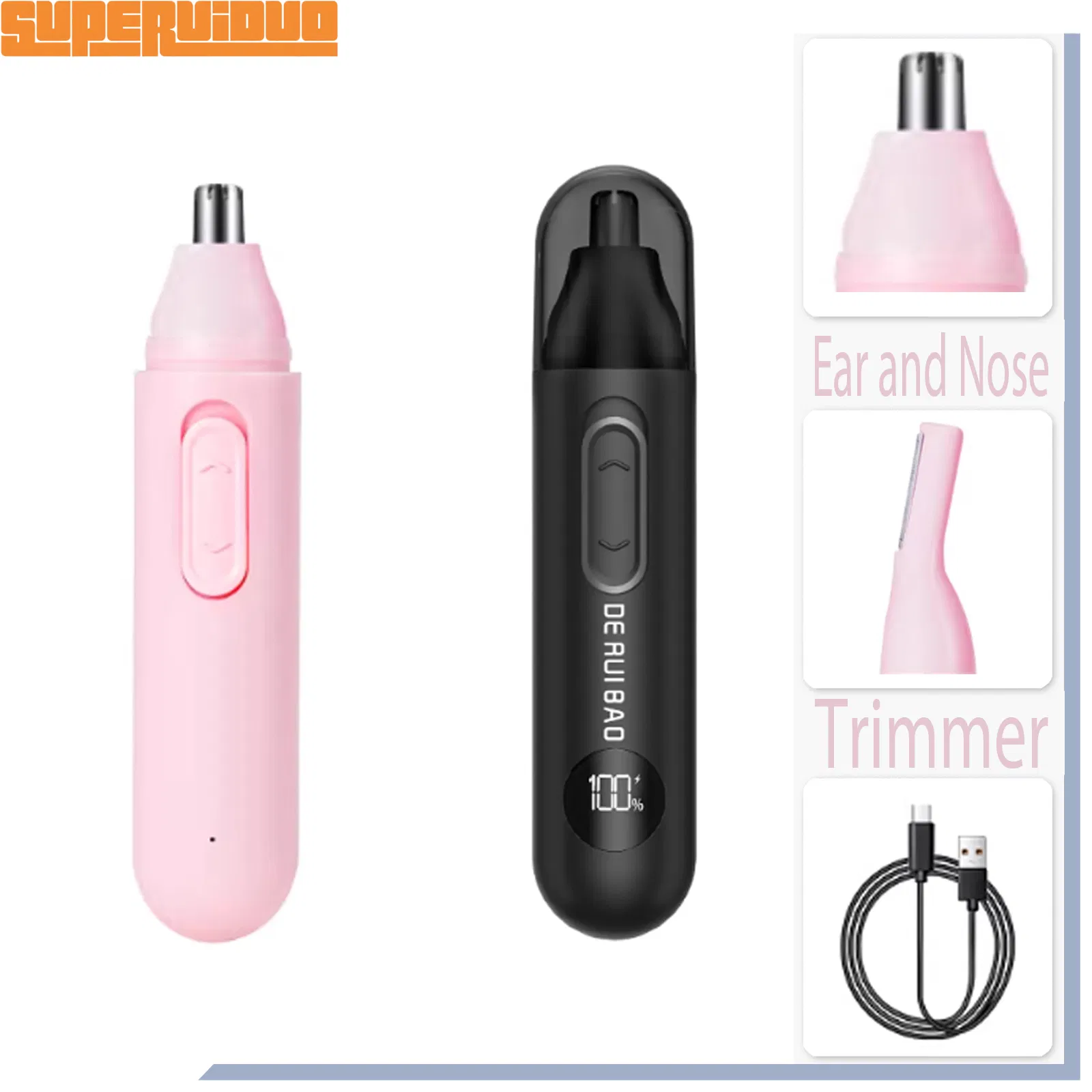 Customizable Packaging Private Label Nose Hair Trimmer