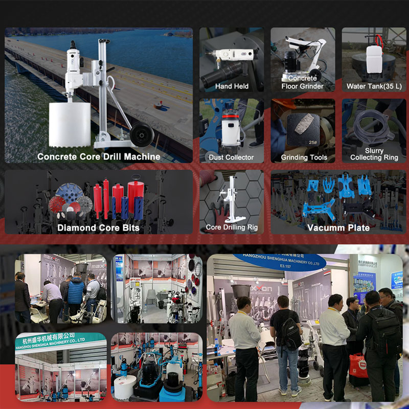 Hot Sale Factory Direct Vkp120 Diamond Core Drill Machine Concrete Vertical Stand