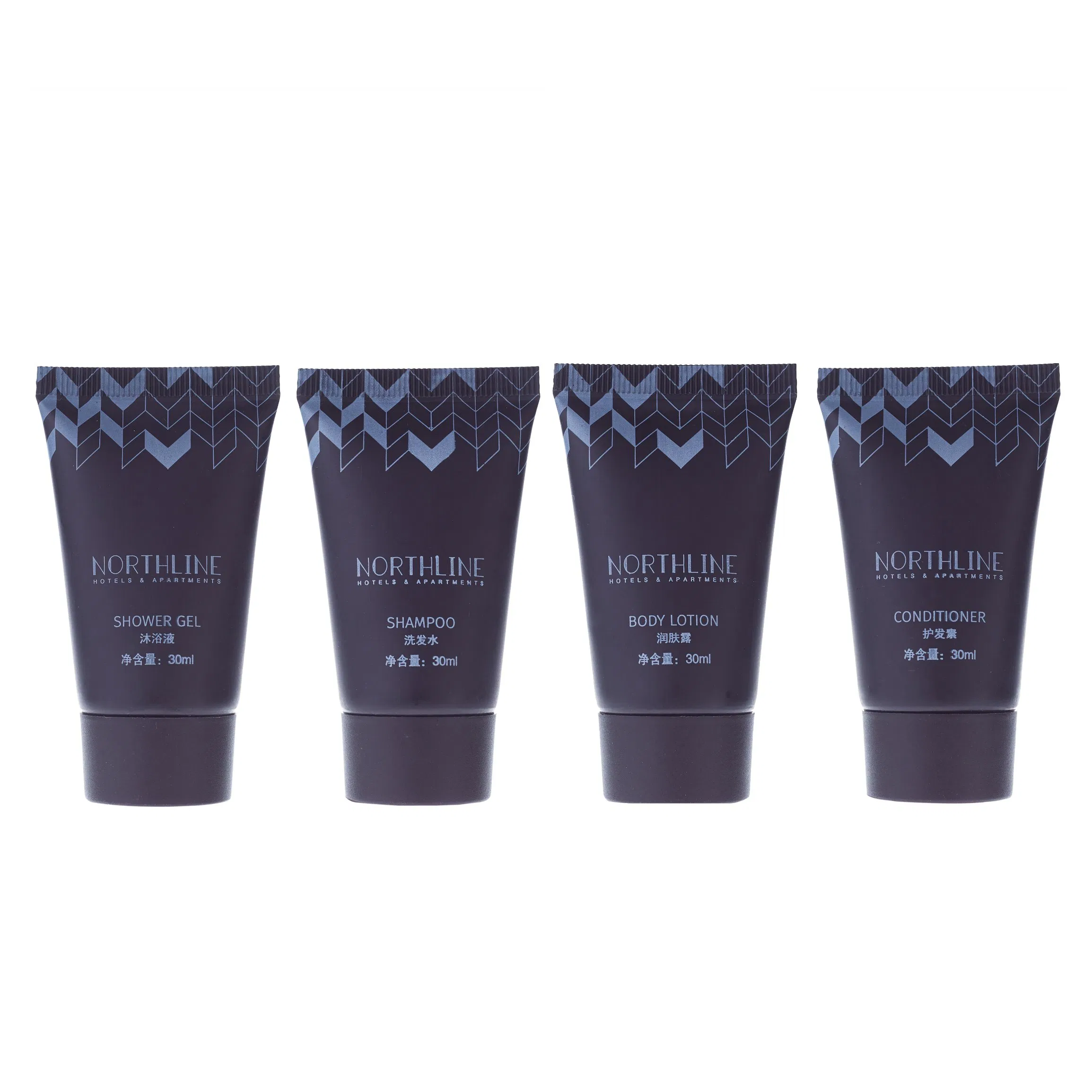 Eco Friendly Amenity Kit Toiletries Set with Kraft Paper Bag