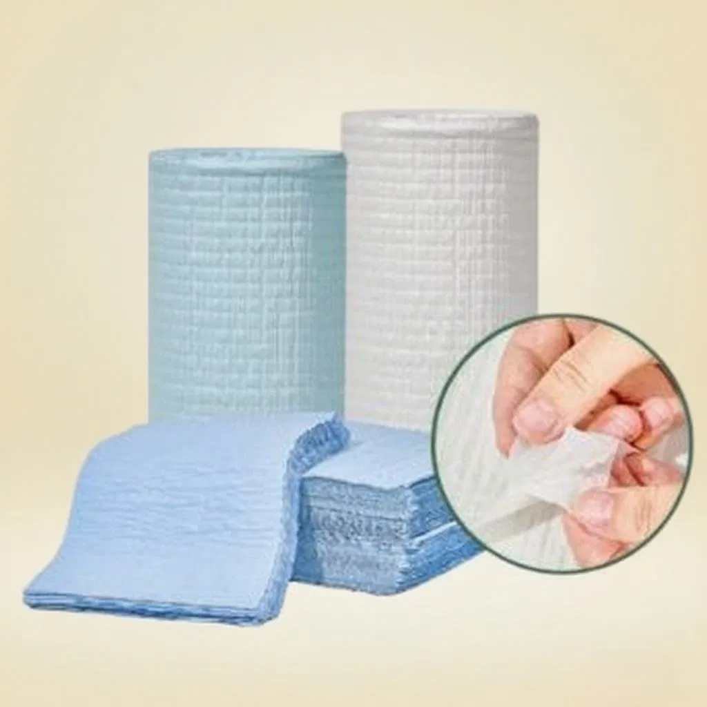Medical/Kitchen Scrim Washable Paper Degradable Dustless Lint-Free High Strength