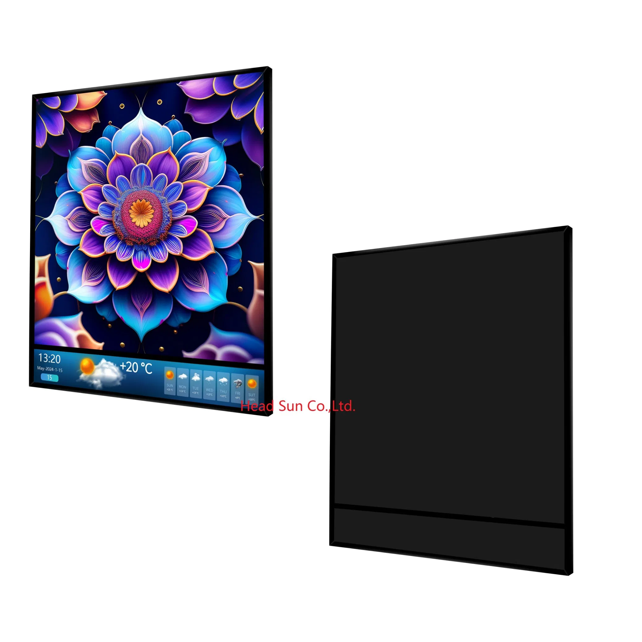 Рекламный LCD-дисплей 35.7 дюймов, квадратный