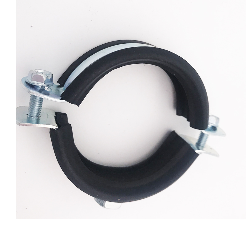 2026 New Design of M8 Pipe Clamp with Rubber Types of M10 Pipe Clip for Heating Support Set System Pipe Clamp Heavy Duty