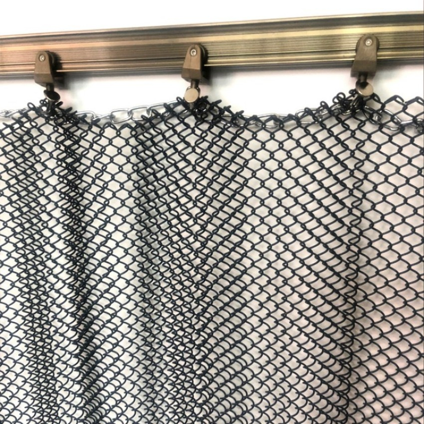 Decorative Metal Coil Mesh Drapery Stainless Steel Curtain for Beauty Salon Divider Ceiling Hanging and Interior Design