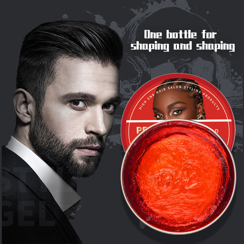 Custom Logo Anti Frizzy Broken Hair Edge Control Matte Hair Styling Wax for Men