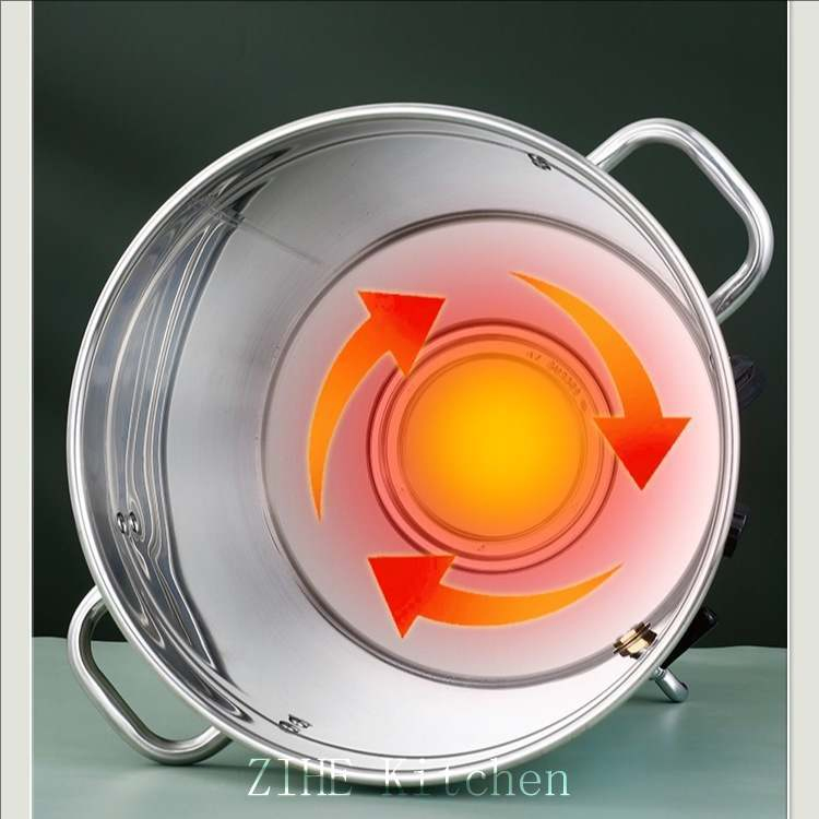 Stainless Steel Hot Water Commercial Electric Canteen Soup Boiling Commercial Catering Insulated Bucket