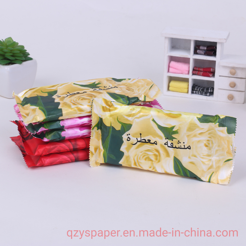 Individual Packed Disposable Wet Towels Clean Wet Wipes for Restaurant/Wedding/Party