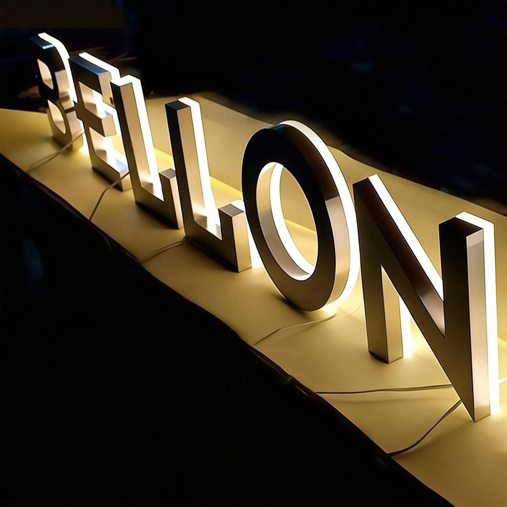 Personalized LED Box Letter Sign for Brand Logo and Advertising