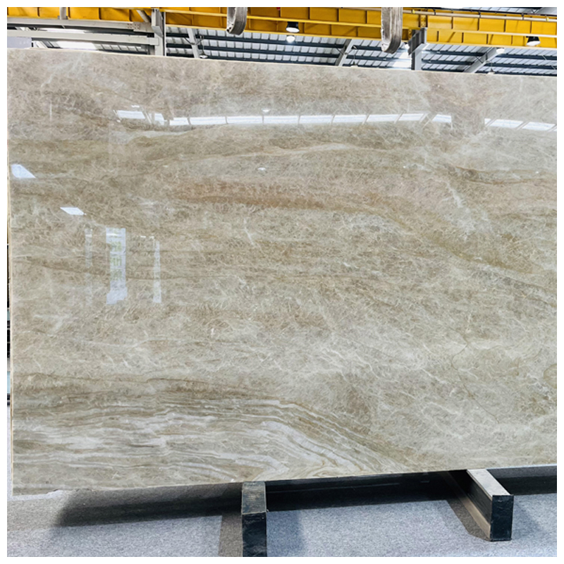 Braizlian Luxury Beige Perla Venata/Taj Mahal Quartzite for Villas and Mansions Projects