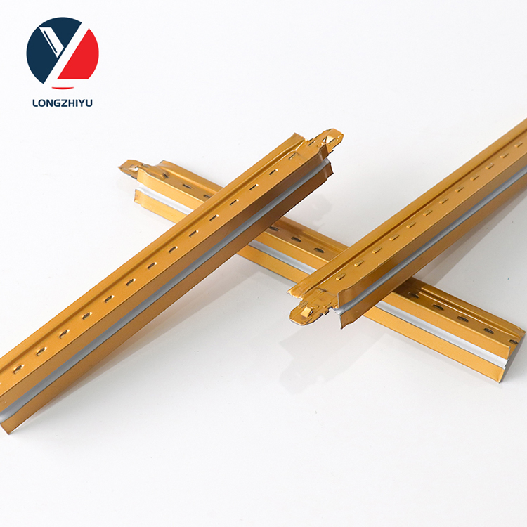 Factory Direct Sale Suspended System White Flat T Grid for Drop Ceiling Metal Ceiling Grid