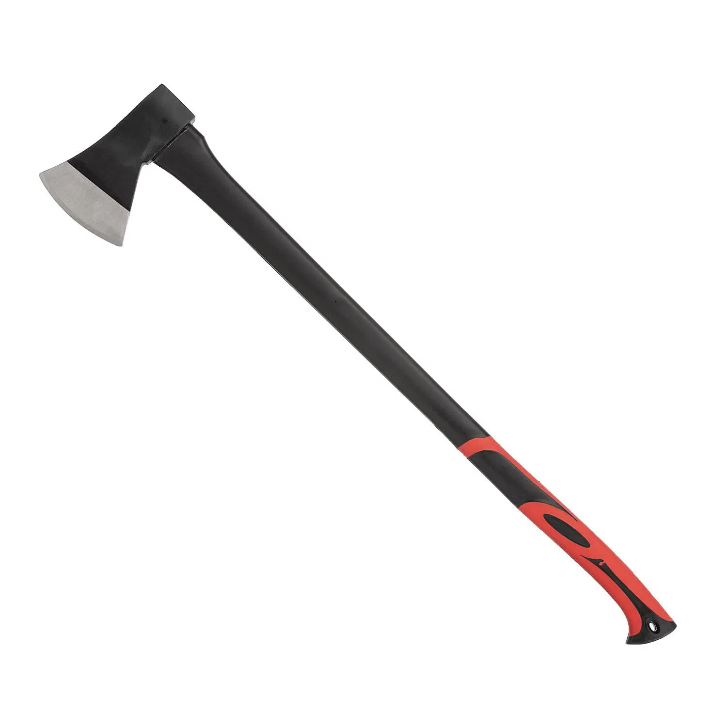 Steel Wood Chopping Axe 2.8 Lbs Long Tree Felling Ax Firewood Cutting