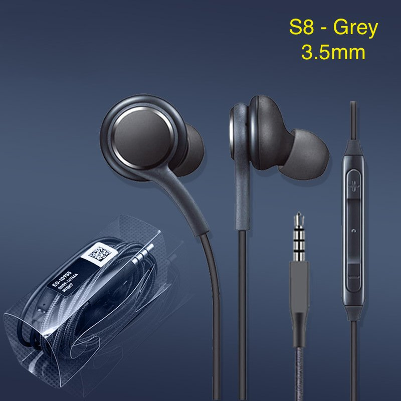 Factory Wholesale Original Quality 3.5mm Wired Earphones with Microphone Earbuds S8