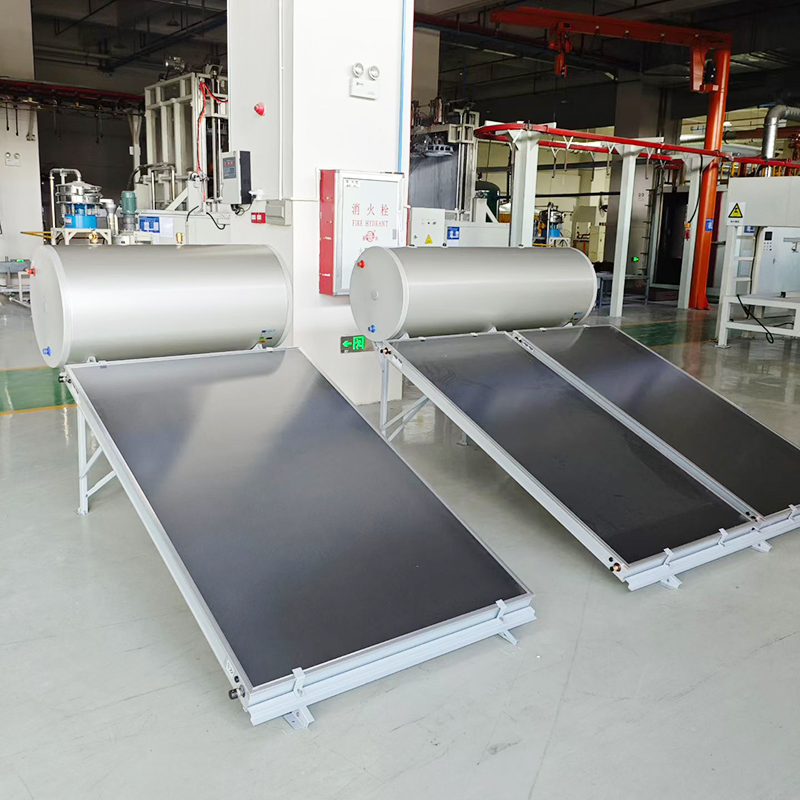 150 Liters Flat Plate Pressurised Solar Thermal Heater with Blue Coating for Home Shower