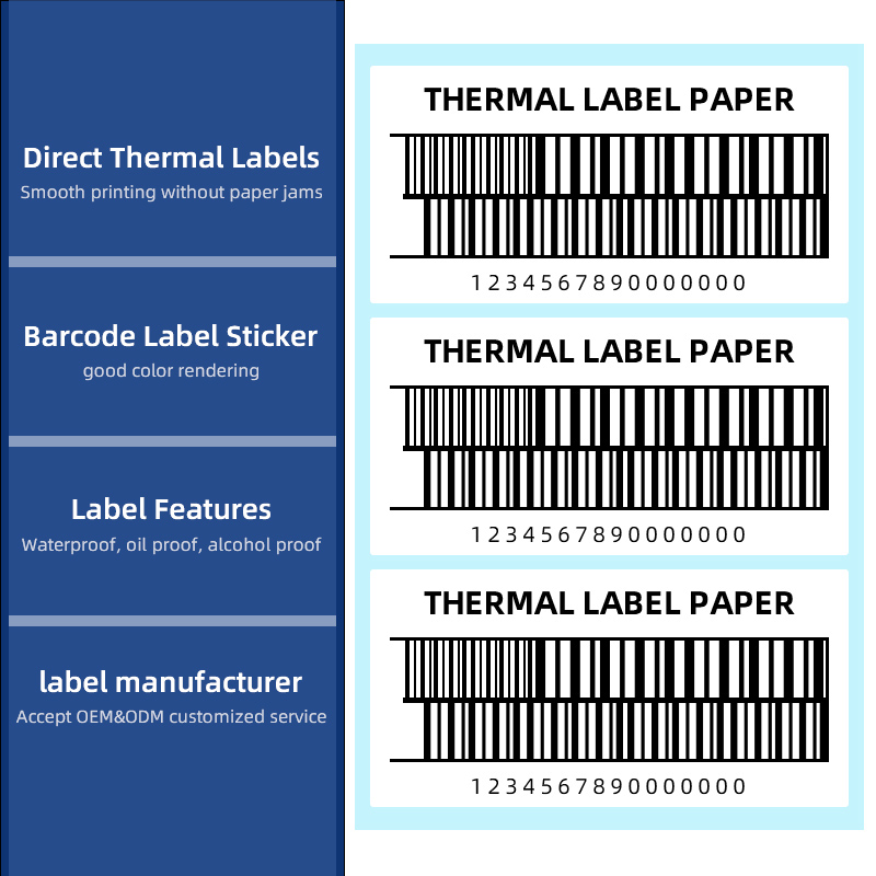 Customizable Adhesive Blank Labels for Shipping and Branding