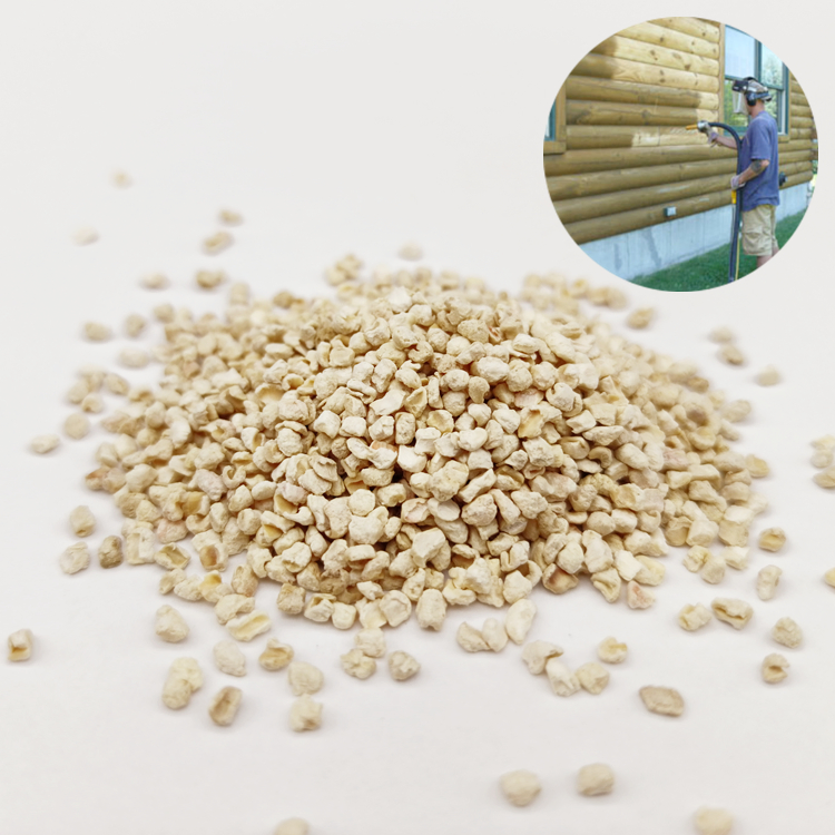 Натуральная дробленая кукурузная кочерыжка для пескоструйки
