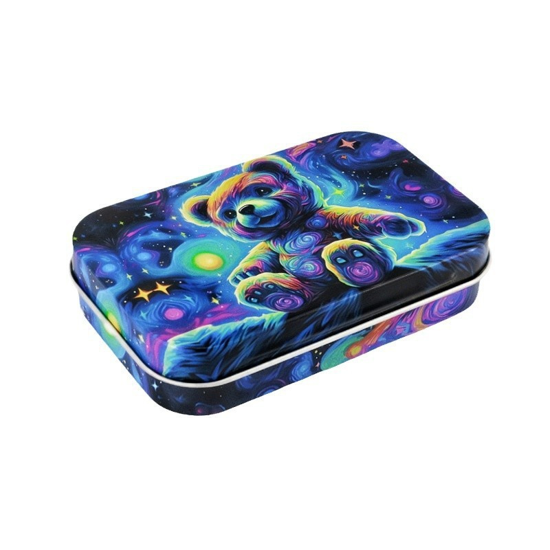 Tinplate Flip-Top Tobacco Box Hand-Rolled Smoking Box Portable Box Smoking Accessories