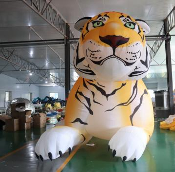 Boyi Giant Inflatable Advertising Animal Cartoon Tiger