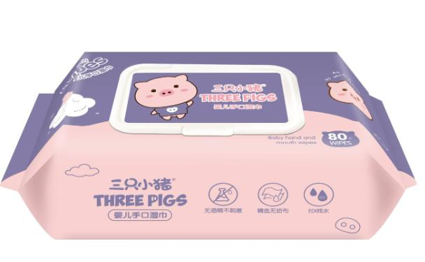 Baby Wet Wipes Hypoallergenic Unscented 4 Flip-Top Packs Baby Wipes