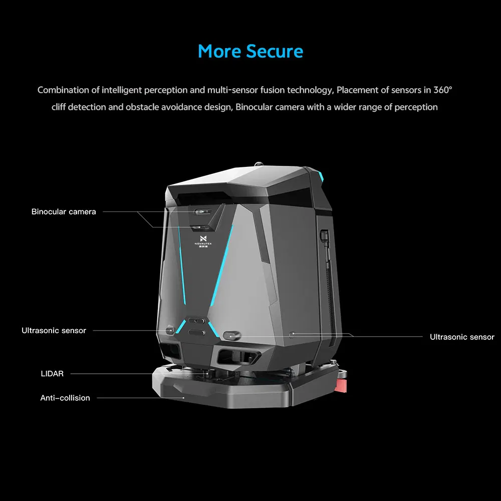 Auto Charging Smart Industrial Commercial Floor Scrubber Cleaner Autonomous Cleaning Equipment Robots