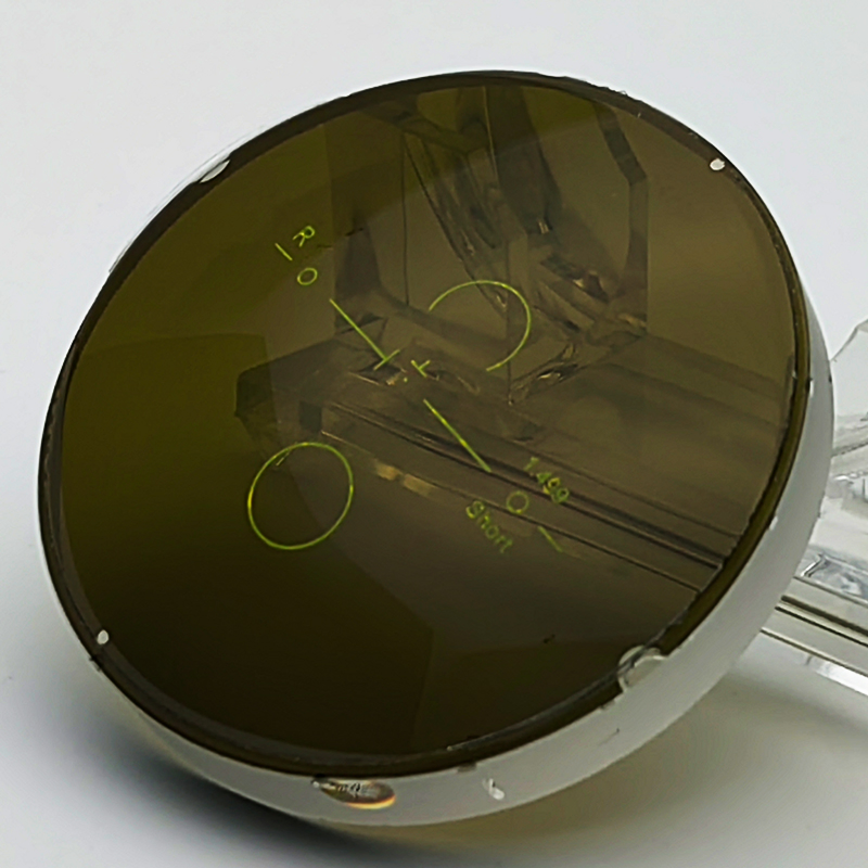 Semi-Finished 1.499 Polarized Progressive Uncoated Short Base400 Color B15 Optical Ophthalmic Lens