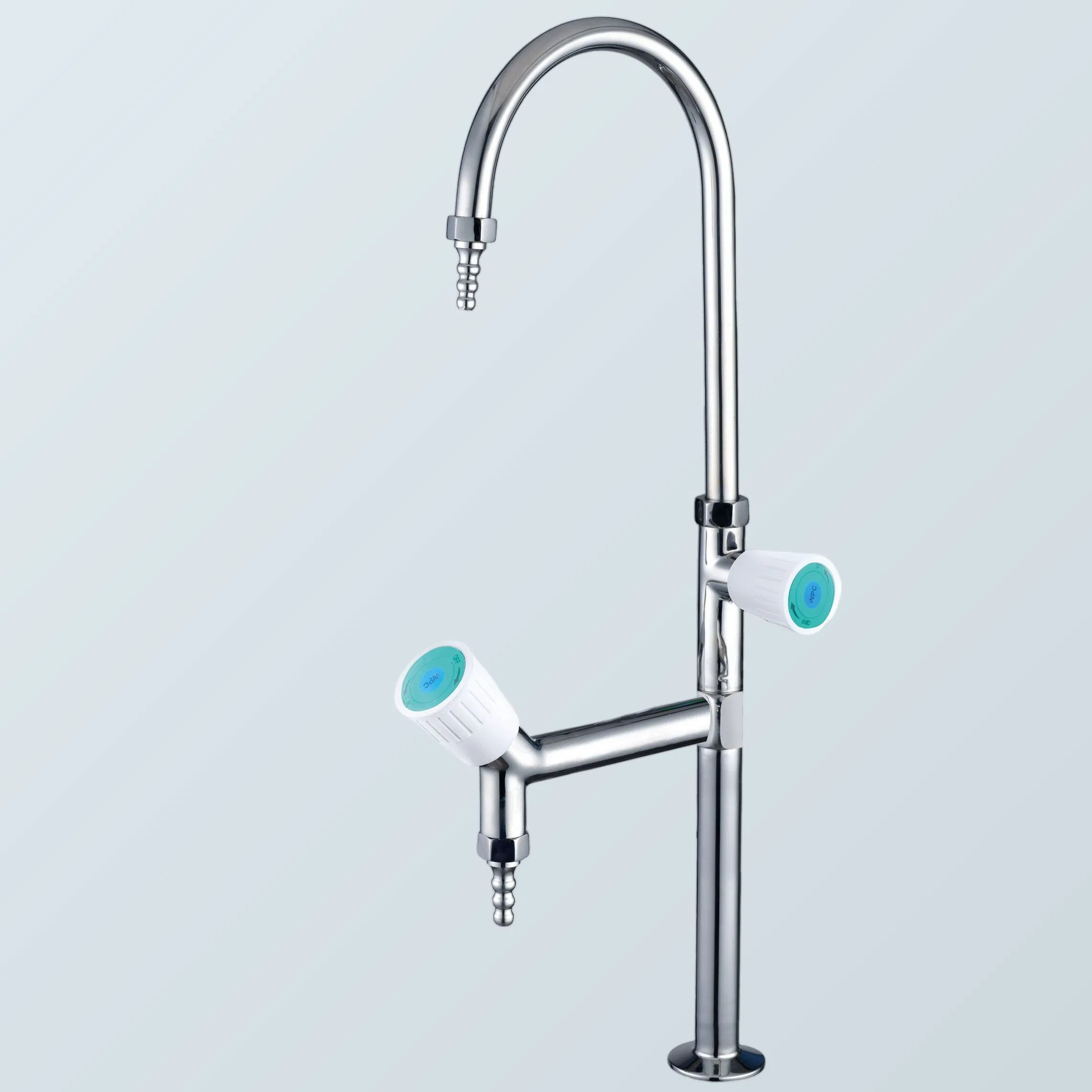 Лабораторный кран химически стойкий, нержавеющая сталь