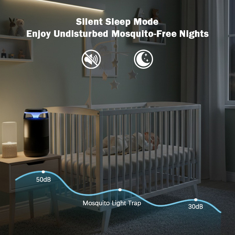 High-Efficiency UV Light Mosquito Killer Lamp Trap for Indoor Spaces Use