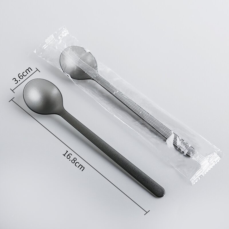 Plastic Cutlery Soup Spoon for Dinner Takeaway Parties