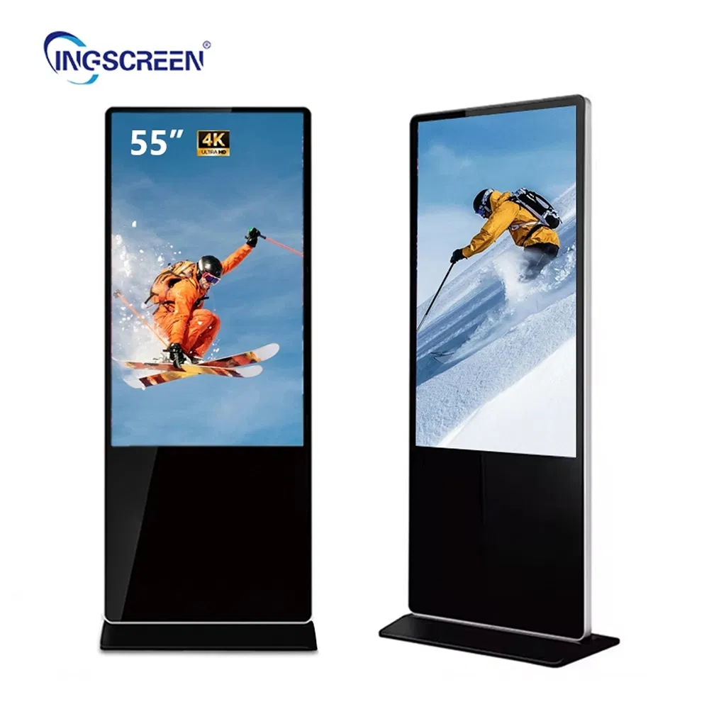 Multi-Language Anti-Corrosion OEM ODM Custom Vertical LCD Advertising Media Player