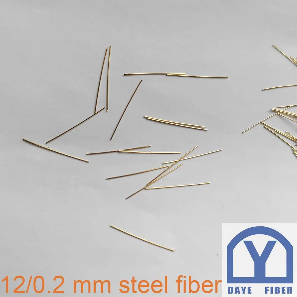 12/0.2 mm Needle Bar Micro Steel Fiber Used in Reactive Powder Concrete Rpc Uhpc