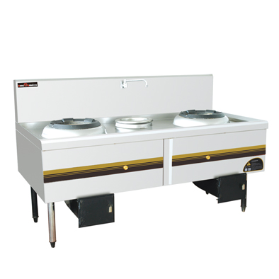 Single or Double Headed Commercial Kitchen Appliance Electromagnetic Induction Stove Cooker