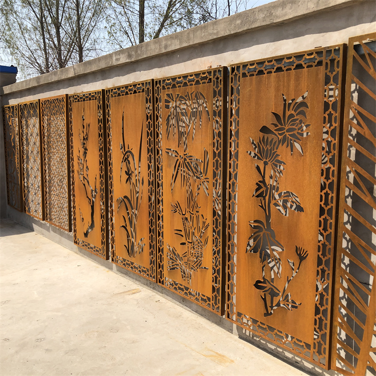 Art Metal Screens Panels Corten Decorative Panels