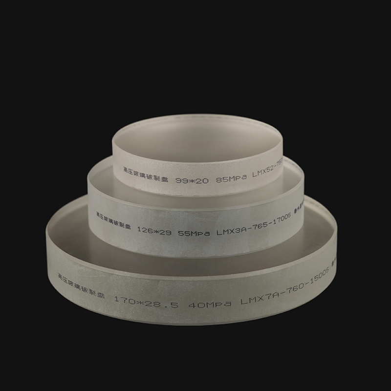 Ultra High Pressure Safety Rupture Disc for Glass Applications